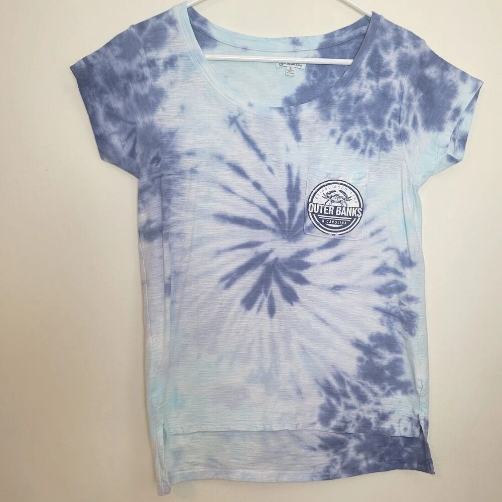 Dreamsicle Womens Tie Dye Short Sleeve T Shirt Size Small